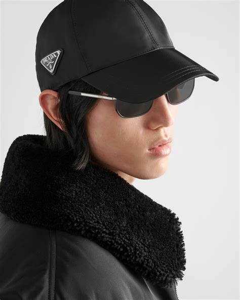 nylon prada cap|Prada re nylon baseball cap.